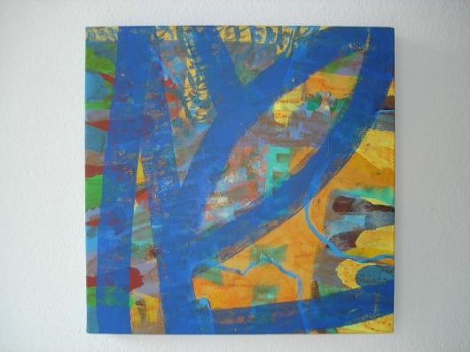 Blaues Zeichen